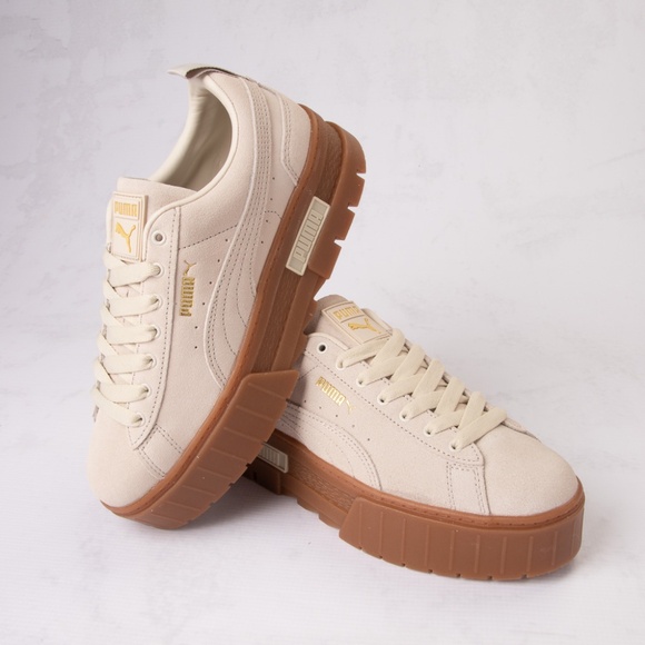 PUMA Mayze Platform Sneakers Oatmeal - Picture 1 of 5